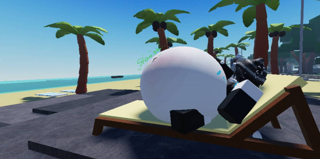 Hot Beach Day (Roblox Inflation) by hiyallowo on DeviantArt