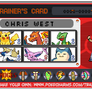 My pokemon trainer card