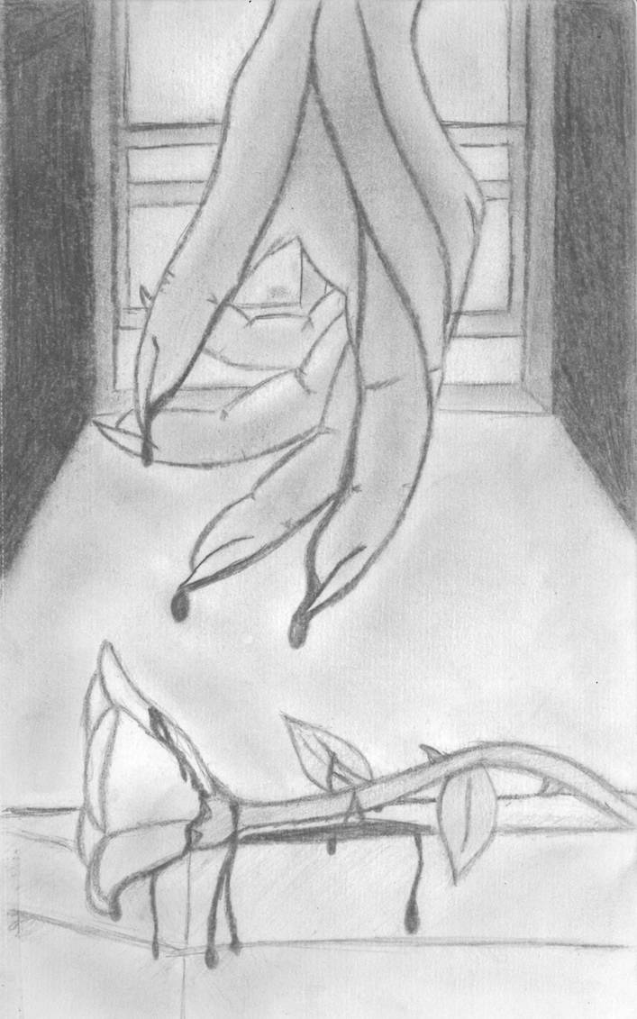 Bloody Hand Drawing by crazy4anime2 on DeviantArt