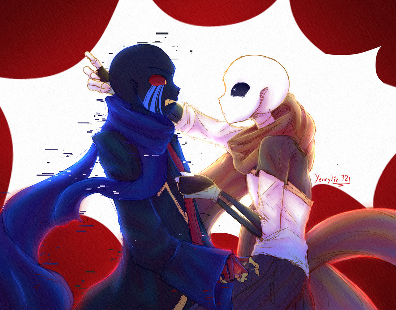 Error and Ink - Errink fanart by YennyLiz-72 on DeviantArt