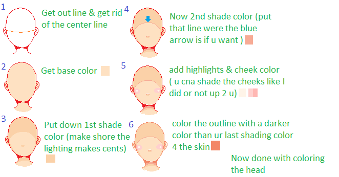 Pixel Head Coloring Tutorial