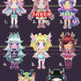 :OPEN: CHIBI BATCH GIRLS ADOPTS (1/8)