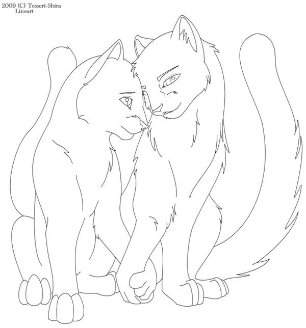 Warrior Cat Love Free Lineart By Nova Nocturne On Deviantart Warrior Cat Love Free Lineart By Nova Nocturne On Deviantart