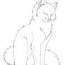 Lineart Longhair Cat