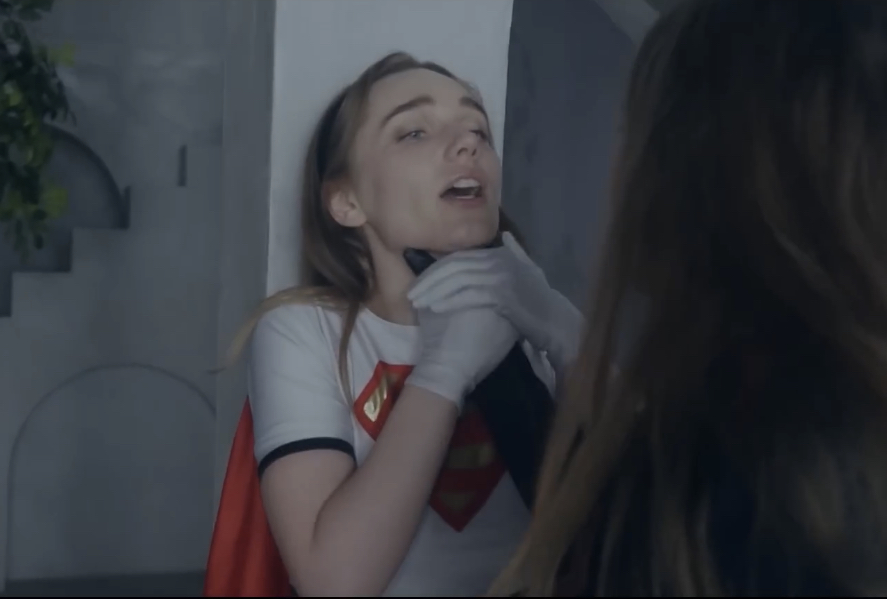 Supergirl strangled by nogobro115 on DeviantArt