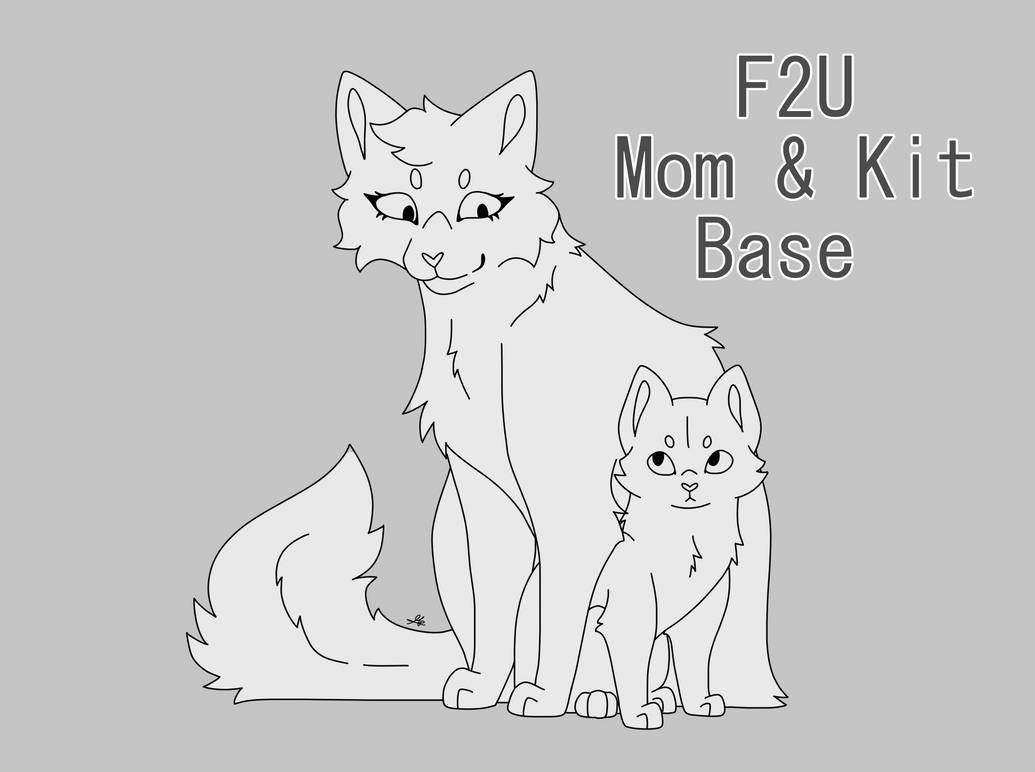 Mum Base F2U Mom and Kit Base by PurpleCandyCorn on DeviantArt
