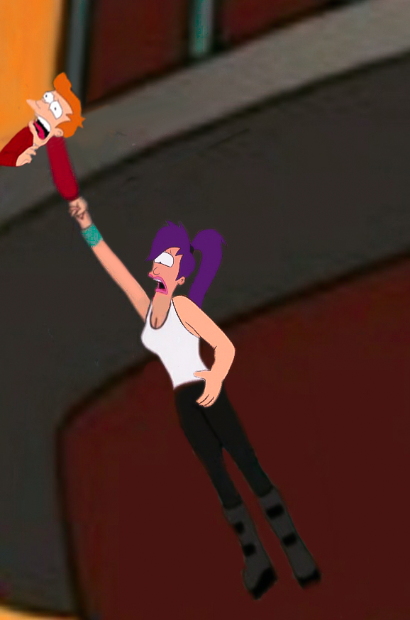Deviantart Fry Fry saves Leela by Paulie-Vy on DeviantArt