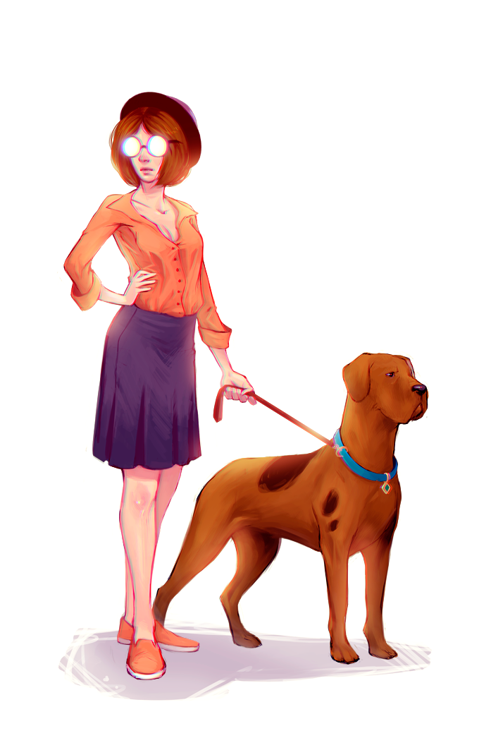 Velma and Scooby