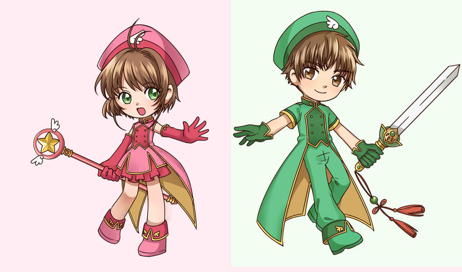 Sakura and Syaoran