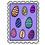 Easter Egg Stamp