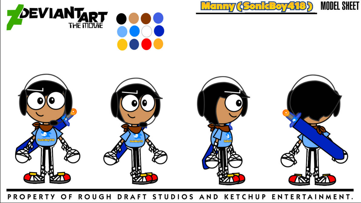 DATM: Manny Model Sheet by SonicBoy418 on DeviantArt