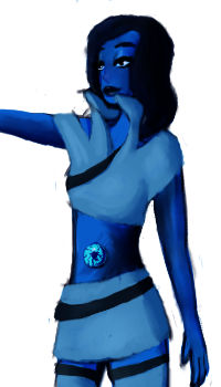 I doodled my gemsona are you happy now