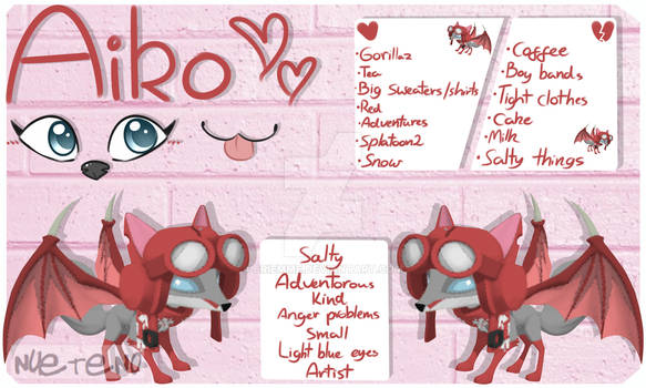 Reference sheet of Aiko!^^