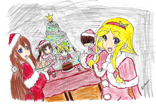 Christmas with meh friends ^u^