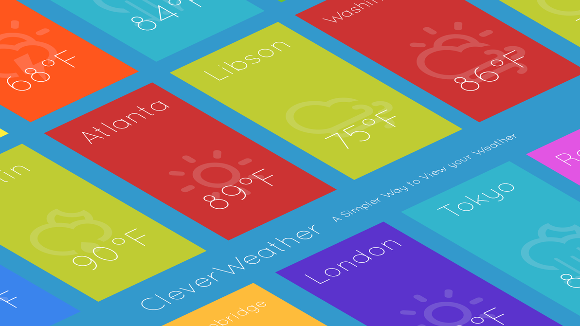 Clever Weather CleverWeather | Promo Background w/ Text by Brad-Madaris on DeviantArt