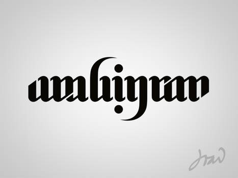 Ambigram ambigram