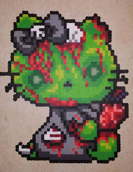 Perler - Zombie Hello Kitty