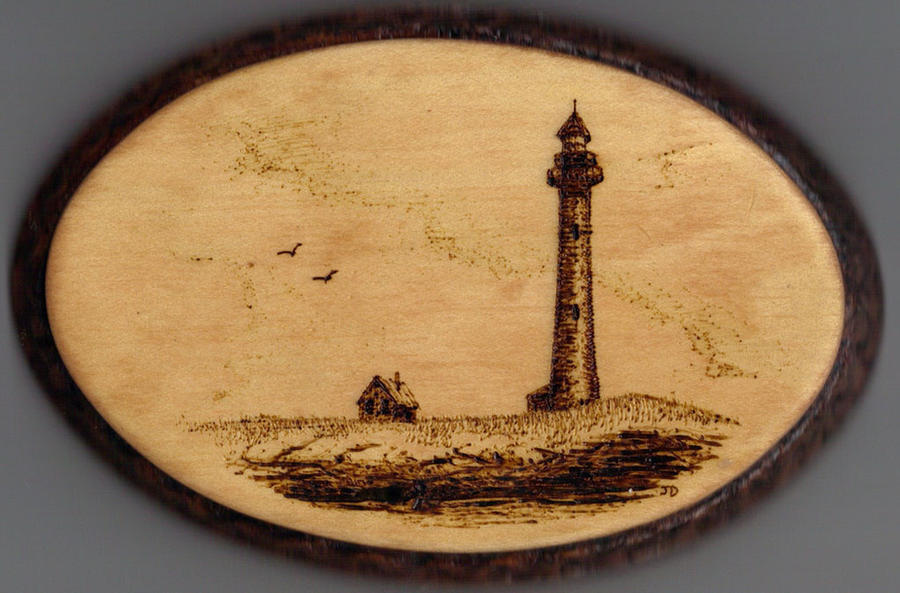 Lighthouse Pyrography by JDunifer on DeviantArt