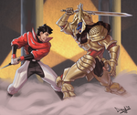 Geki vs Griffozer by HIIVolt-07