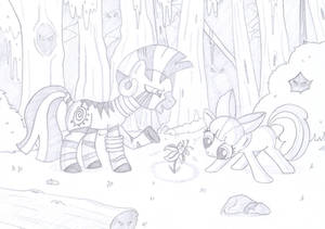 Apple Bloom and Zecora (Request)