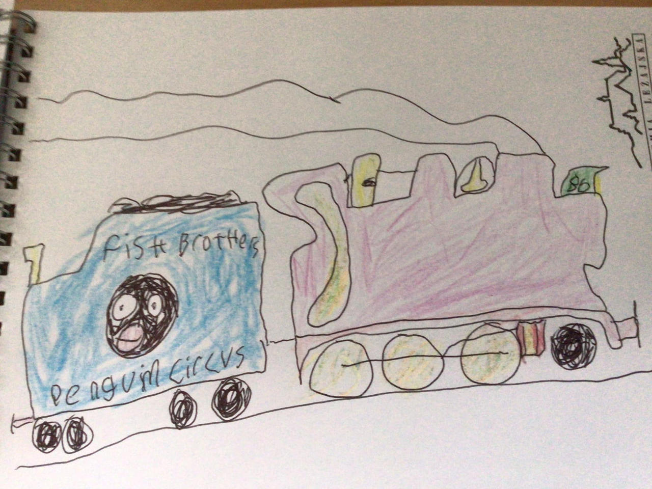 Fish Boal Train Fish Brothers Penguin Circus Train by GreenEngineStudios on DeviantArt