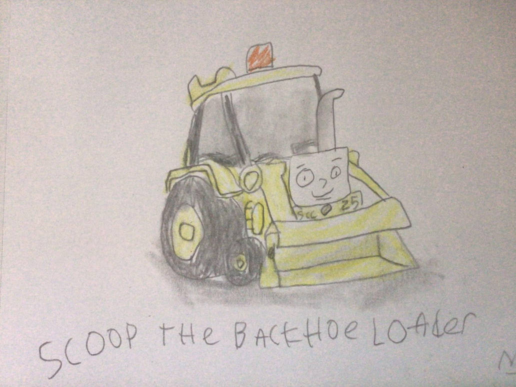 Case Backhoe Deviantart Scoop the Backhoe Loader by GreenEngineStudios on DeviantArt