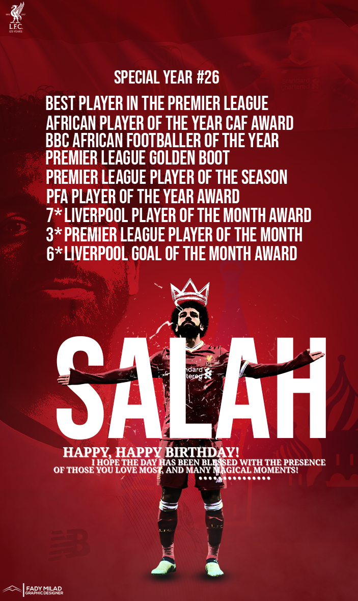 Mohamed Salah Birthday by FadyDesigner on DeviantArt