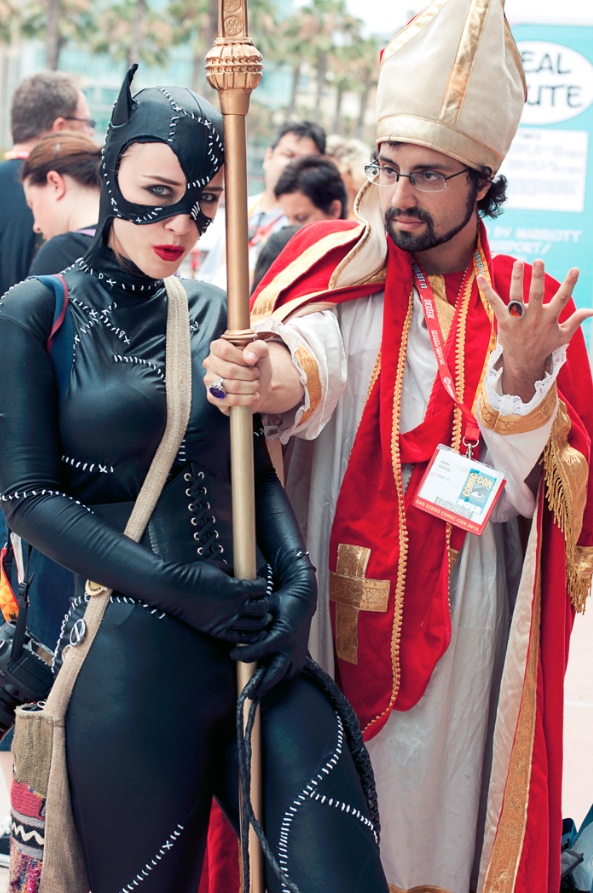 Catwoman + San Diego Pope