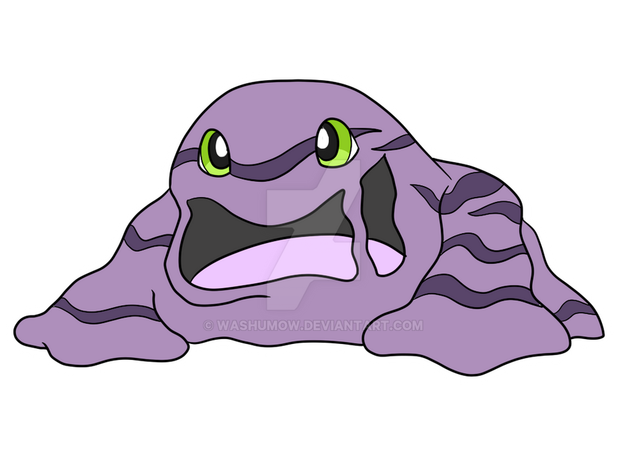 Muk Deviantart Pokedex Challenge #089 Muk by washumow on DeviantArt