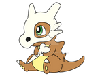 Pokedex Challenge #104 Cubone by washumow