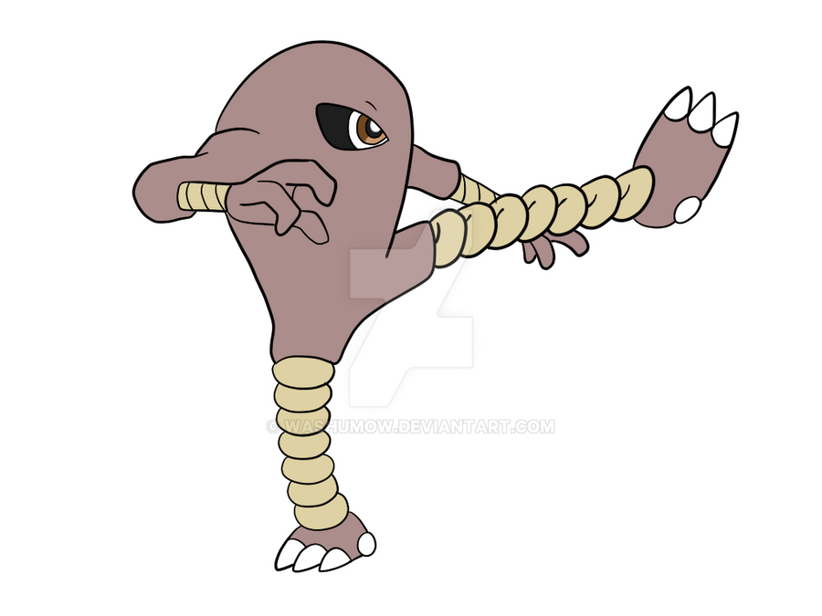 Pokedex Challenge #106 Hitmonlee by washumow on DeviantArt
