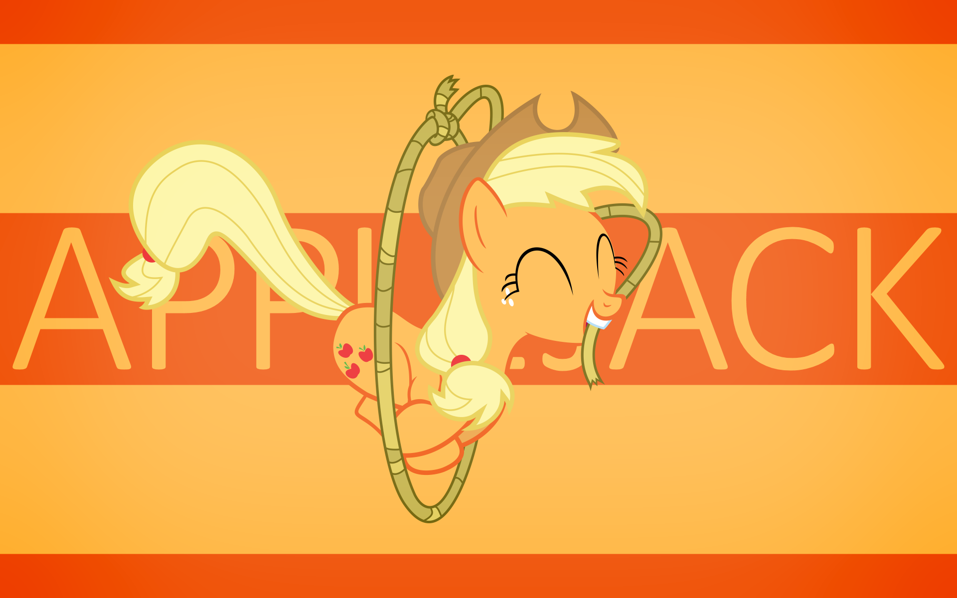 MLP Wallpaper - Minimalist Applejack