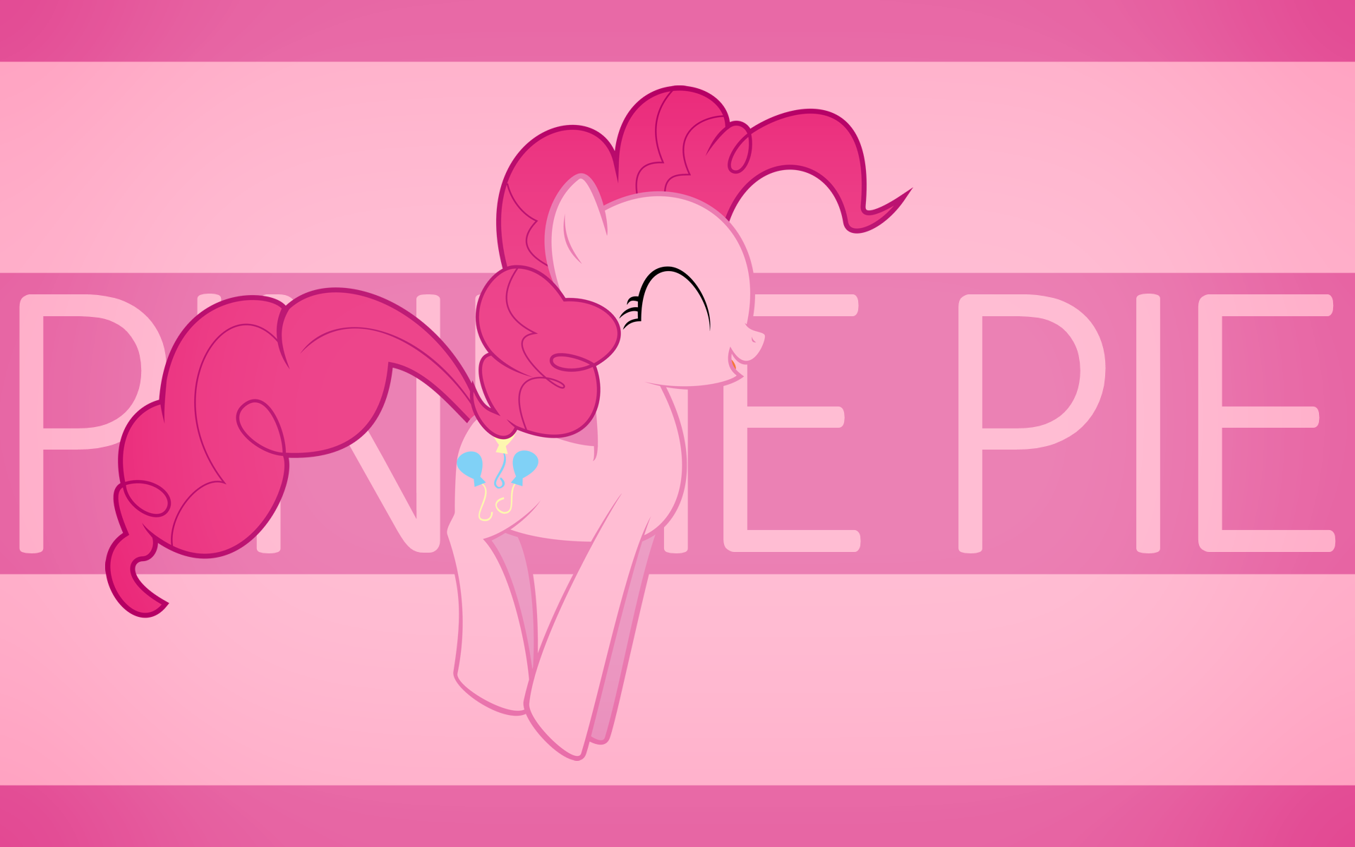 MLP Wallpaper - Minimalist Pinkie Pie