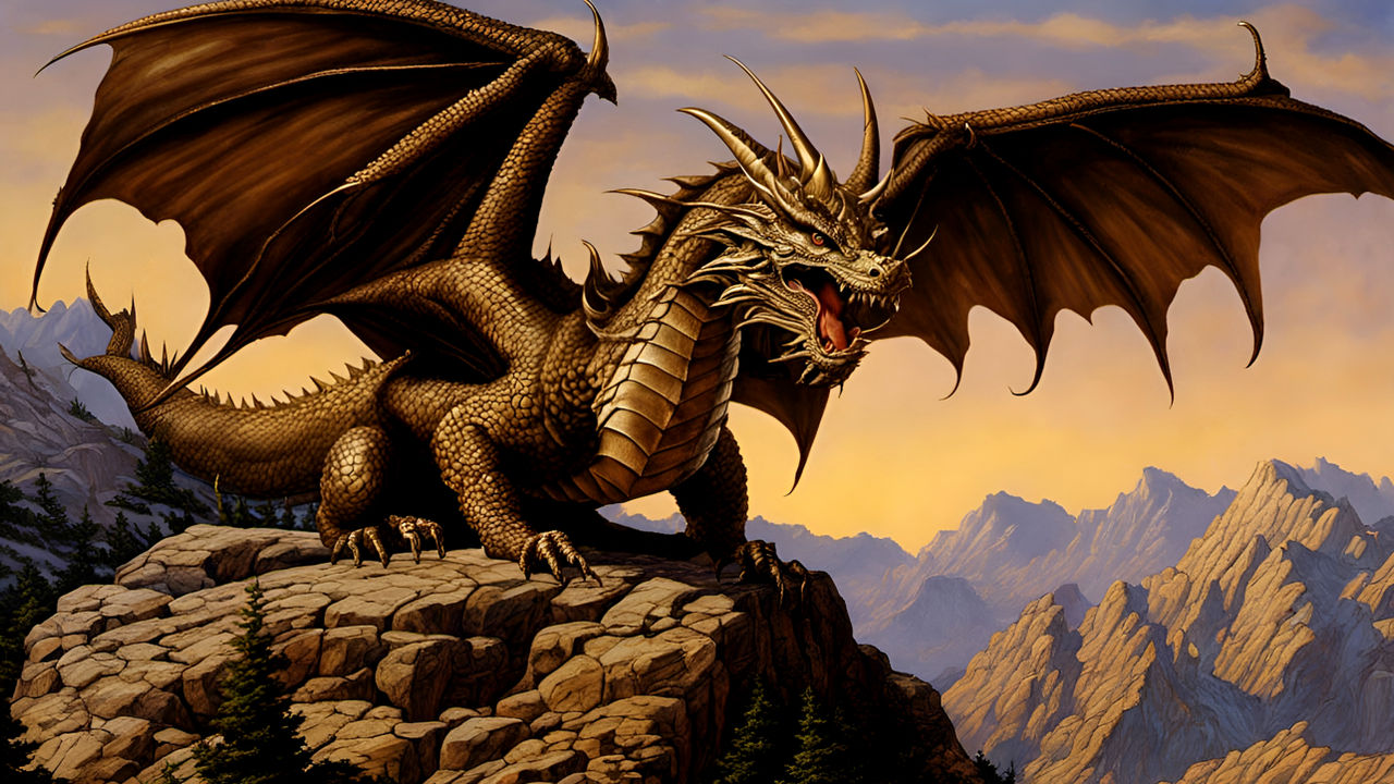 Bronze Dragon by LoloTheDabbler on DeviantArt