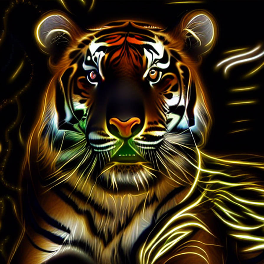 Tiger Tuesday by LoloTheDabbler on DeviantArt