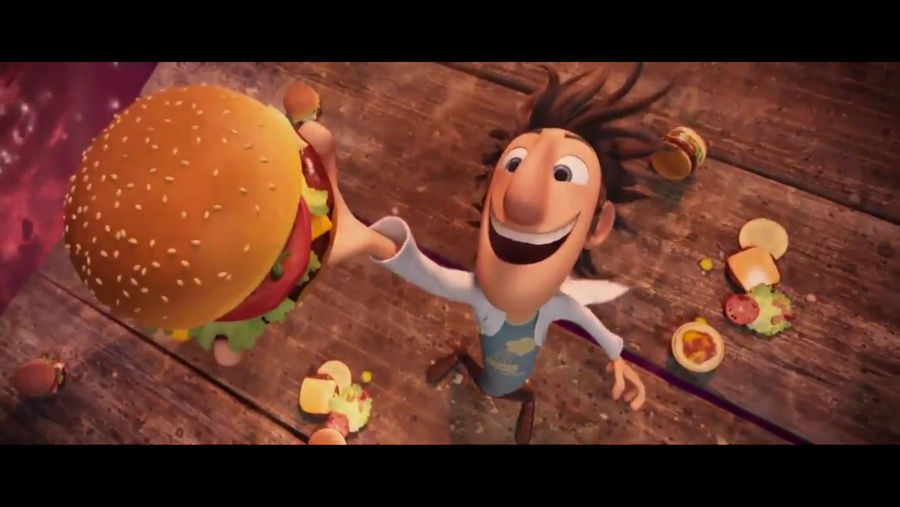 Cloudy With A Chance Of Meatballs Burger Cloudy with a Chance of Meatballs Cheeseburger by SuperSweetCiCi on