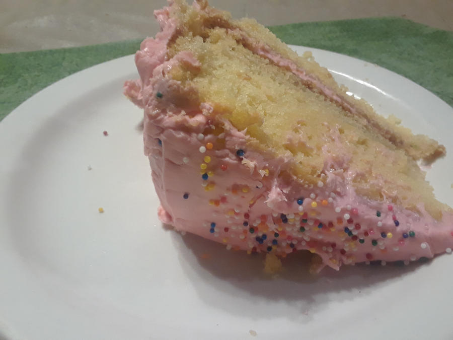 Pink Cake Deviantart Vanilla Cake with Pink Frosting 5 by SuperSweetCiCi on DeviantArt