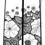 Flowers Bookmark unfinished