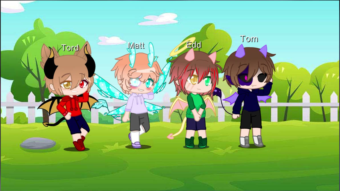 Edd,Tord,Tom and Matt on Gacha club by HoneyShake0w0 on DeviantArt