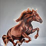 Tradition original art Horse