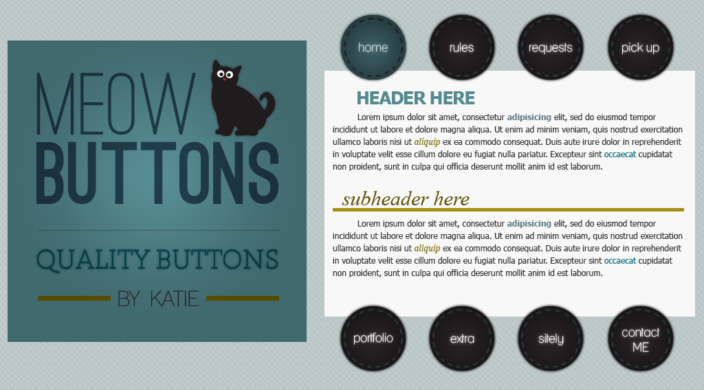 Meow Buttons (client)