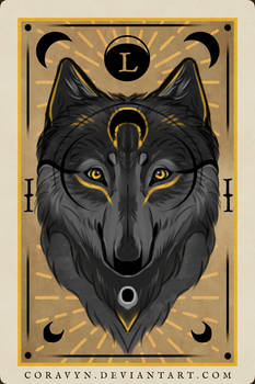 Tarot Cardback: Canis Lupus