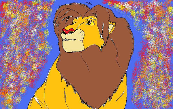 Simba full grown by FitahFite on DeviantArt