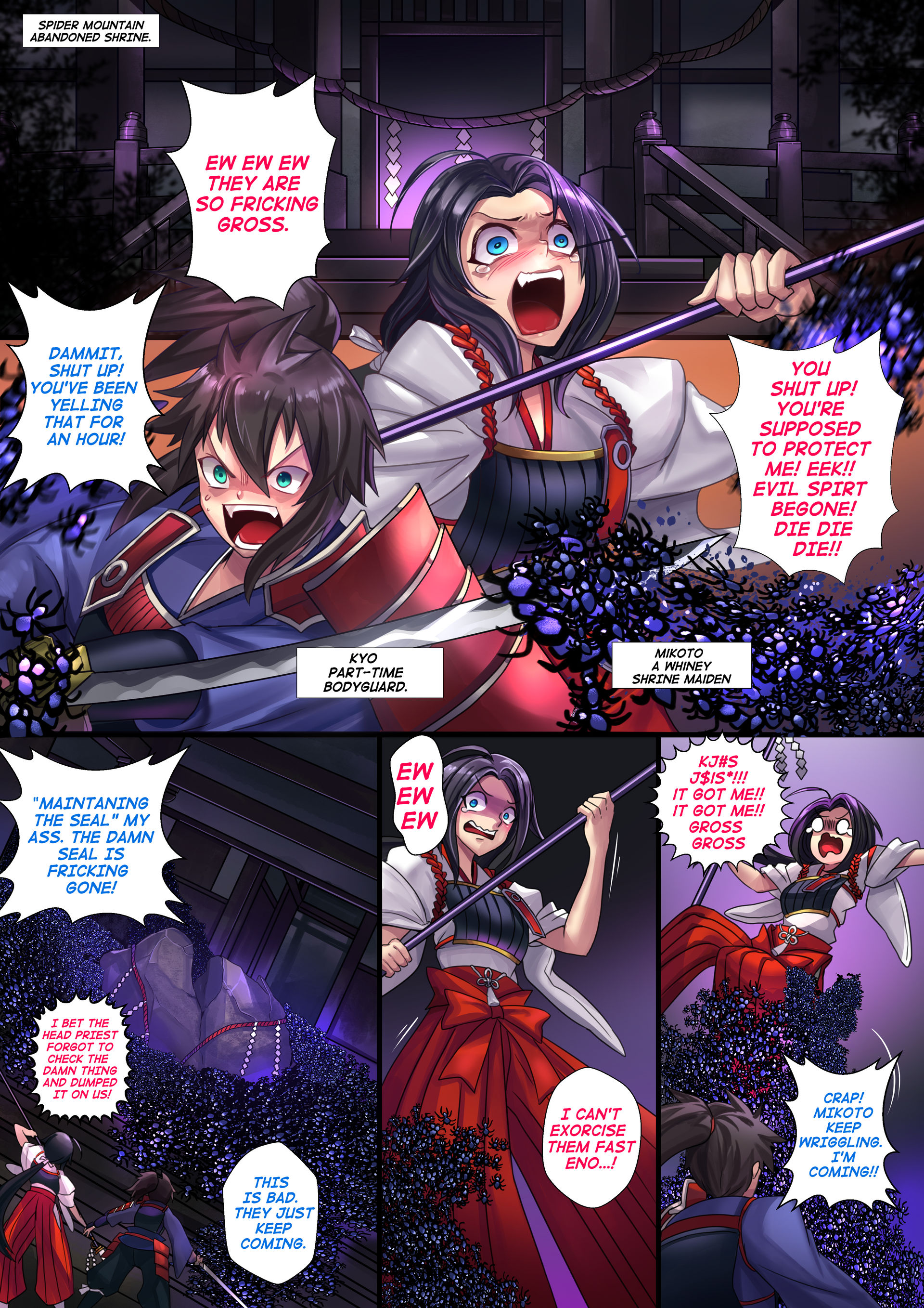 Ninja and the dark cult 2 page 8 by ibenz009 on DeviantArt