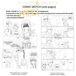 Comic sketch (solo pages)