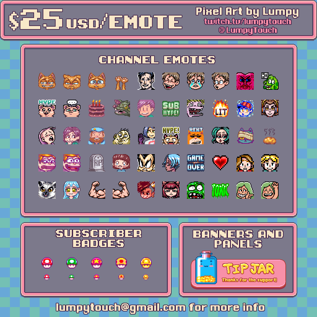 ArtStation - Pixel discord emotes