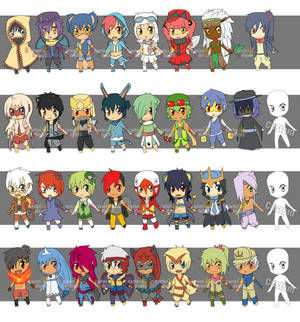 32 Gijinka adoptables Offer (Open)