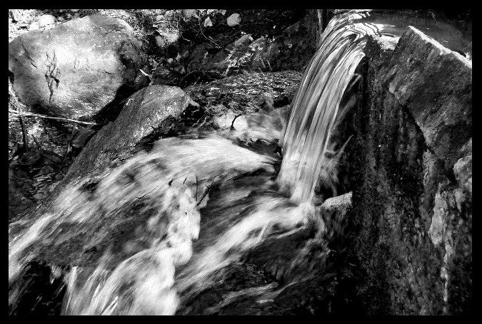 Waterfall in Shadows