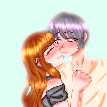 Intento de beso (?) xd