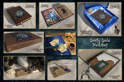 Leather notebook Alice - Madness Returns